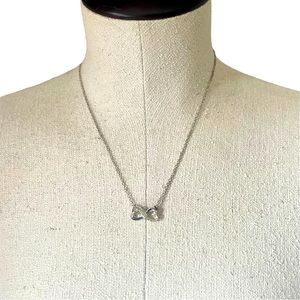 Sterling Silver Infinity Heart Necklace